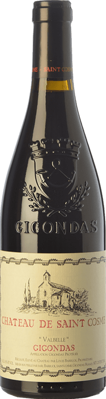 53,95 € | Red wine Château Saint Cosme Valbelle Aged A.O.C. Gigondas Rhône France Syrah, Grenache 75 cl