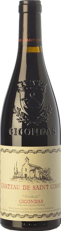 59,95 € | 红酒 Château Saint Cosme Valbelle 岁 A.O.C. Gigondas 罗纳 法国 Syrah, Grenache 75 cl