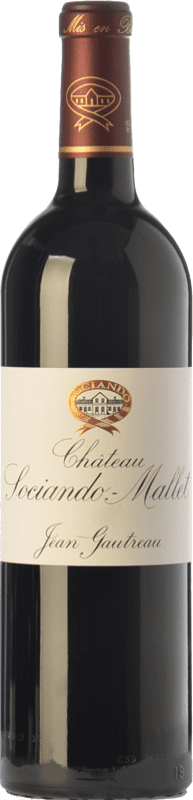61,95 € | Красное вино Château Sociando-Mallet старения A.O.C. Haut-Médoc Бордо Франция Merlot, Cabernet Sauvignon, Cabernet Franc 75 cl