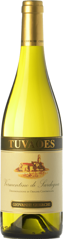 Бесплатная доставка | Белое вино Cherchi Tuvaoes D.O.C. Vermentino di Sardegna Sardegna Италия Vermentino — Верментино 75 cl
