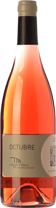 9,95 € | 桃红葡萄酒 Cingles Blaus Octubre D.O. Montsant 加泰罗尼亚 西班牙 Garnacha — 歌海娜, Cariñena — 佳丽酿 75 cl
