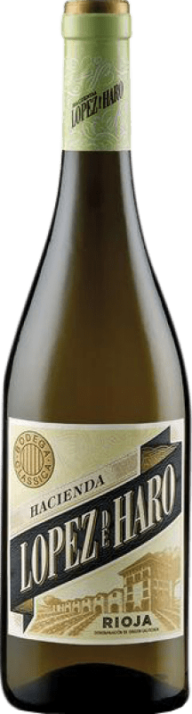 7,95 € Free Shipping | White Wine Hacienda López de Haro Barrel D.O.Ca. Rioja