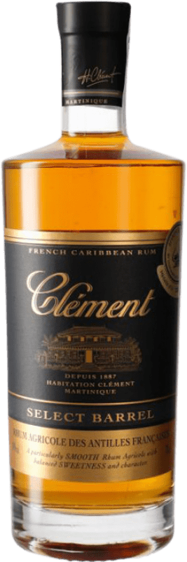 61,95 € Spedizione Gratuita | Rum Clément Select Barrel Rhum I.G.P. Martinique