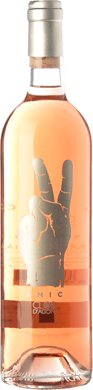 59,95 € | Vinho Rosé Clos d'Agón Amic D.O. Catalunya Catalunha Espanha Grenache Garrafa Jéroboam-Duplo Magnum 3 L