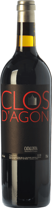 33,95 € | Red wine Clos d'Agón Aged D.O. Catalunya Catalonia Spain Merlot, Syrah, Cabernet Sauvignon, Monastrell 75 cl