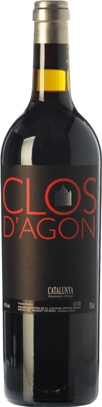 Free Shipping | Red Wine Clos d'Agón Crianza — Aged D.O. Catalunya Catalonia Spain Merlot, Syrah — Shiraz, Cabernet Sauvignon, Monastrell 75 cl