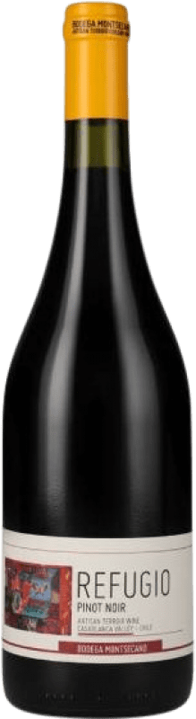 Бесплатная доставка | Красное вино Montsecano Refugio I.G. Valle de Casablanca Долина Аконкагуа Чили Pinot Black 75 cl