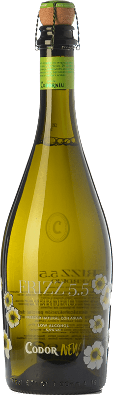 6,95 € | Weißer Sekt Codorníu Codor New Frizz 5.5 Frizzante — Perlwein Spanien Verdejo 75 cl