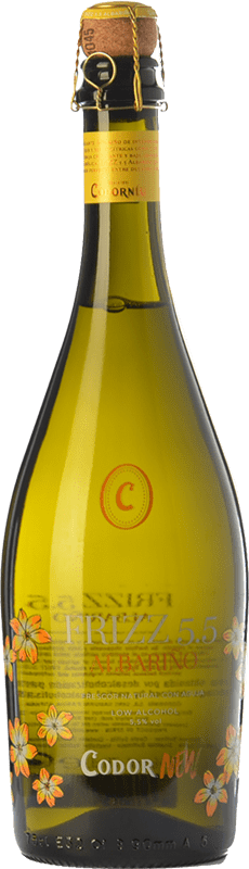 6,95 € | Weißer Sekt Codorníu Codor New Frizz 5.5 Frizzante — Perlwein Spanien Albariño — Albarinho 75 cl