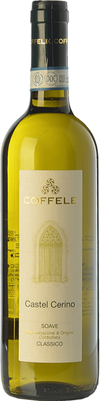 Free Shipping | White wine Coffele Castel Cerino D.O.C.G. Soave Classico Veneto Italy Garganega 75 cl