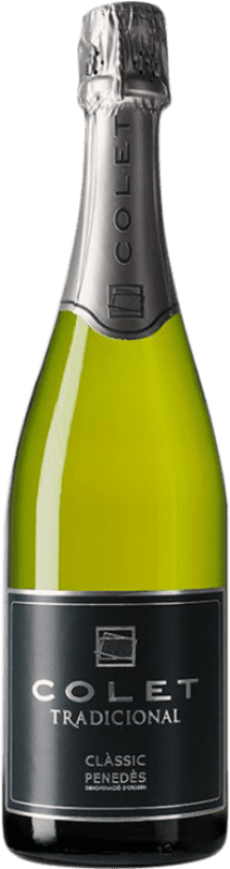 23,95 € Free Shipping | White sparkling Colet Tradicional Extra Brut D.O. Penedès