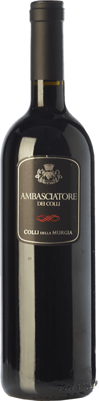 22,95 € | Vinho tinto Colli della Murgia Ambasciatore dei Colli I.G.T. Puglia Puglia Itália Cabernet Sauvignon, Aglianico 75 cl
