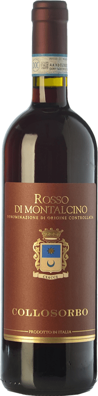 18,95 € | Red wine Collosorbo D.O.C. Rosso di Montalcino Tuscany Italy Sangiovese Bottle 75 cl