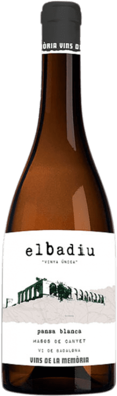 Envio grátis | Vinho branco Vins de La Memòria El Badiu D.O. Alella Catalunha Espanha Pansa Blanca 75 cl