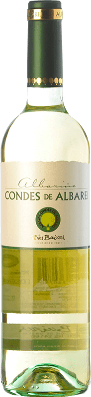 Free Shipping | White wine Condes de Albarei D.O. Rías Baixas Galicia Spain Albariño 75 cl