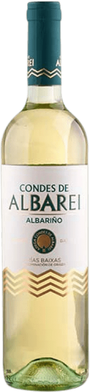 Envoi gratuit | Vin blanc Condes de Albarei D.O. Rías Baixas Galice Espagne Albariño 75 cl