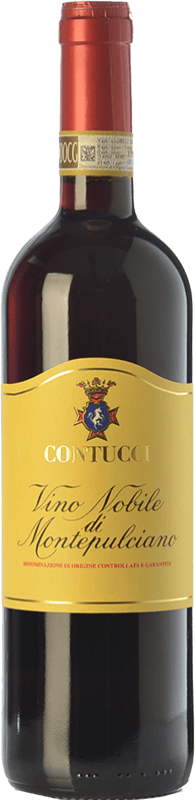 18,95 € | Red wine Contucci D.O.C.G. Vino Nobile di Montepulciano Tuscany Italy Sangiovese, Colorino, Canaiolo 75 cl