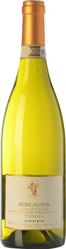 15,95 € Envio grátis | Vinho doce Coppo Moncalvina D.O.C.G. Moscato d'Asti