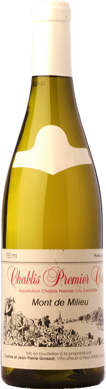 Envoi gratuit | Vin blanc Corinne & Jean-Pierre Grossot Chablis 1C Mont de Milieu A.O.C. Bourgogne Bourgogne France Chardonnay 75 cl