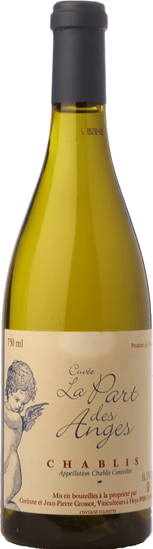 23,95 € Spedizione Gratuita | Vino Bianco Corinne & Jean-Pierre Grossot La Part des Anges Cuvée A.O.C. Chablis