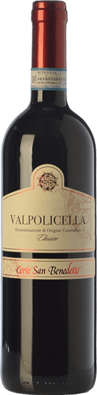 12,95 € | 红酒 Corte San Benedetto Classico D.O.C. Valpolicella 威尼托 意大利 Corvina, Rondinella, Corvinone, Molinara 75 cl