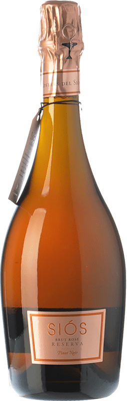 23,95 € | Rosé Sparkling Wine Costers del Sió Siós Rosé Brut Reserve Spain Pinot Black 75 cl