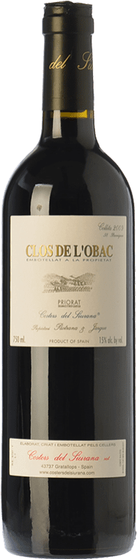 89,95 € | Red wine Costers del Siurana Clos de l'Obac Aged 2009 D.O.Ca. Priorat Catalonia Spain Merlot, Syrah, Grenache, Cabernet Sauvignon, Carignan Bottle 75 cl