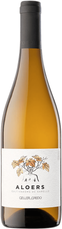 Free Shipping | White wine Credo Aloers D.O. Penedès Catalonia Spain Xarel·lo Organic 75 cl