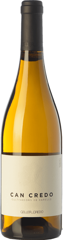 Free Shipping | White wine Credo Can Credo Aged D.O. Penedès Catalonia Spain Xarel·lo Organic 75 cl
