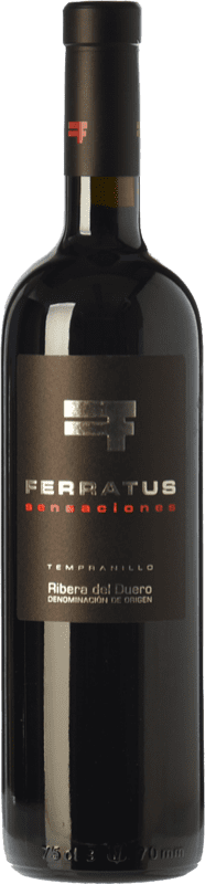 23,95 € | Red wine Cuevas Jiménez Ferratus Sensaciones Aged D.O. Ribera del Duero Castilla y León Spain Tempranillo Bottle 75 cl