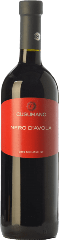 14,95 € Free Shipping | Red wine Cusumano I.G.T. Terre Siciliane Sicily Italy Nero d'Avola Bottle 75 cl