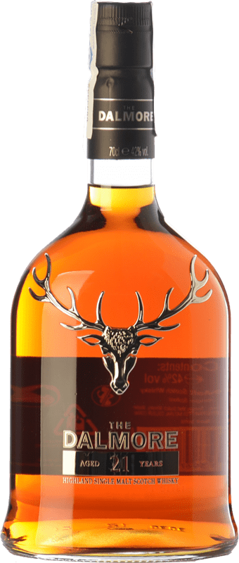 免费送货 | 威士忌单一麦芽威士忌 Dalmore 高地 英国 21 岁 70 cl