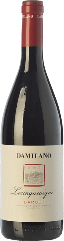 34,95 € | Red wine Damilano Le Cinque Vigne D.O.C.G. Barolo Piemonte Italy Nebbiolo Bottle 75 cl