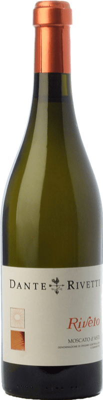 Бесплатная доставка | Сладкое вино Dante Rivetti Riveto D.O.C.G. Moscato d'Asti Пьемонте Италия Muscat White 75 cl