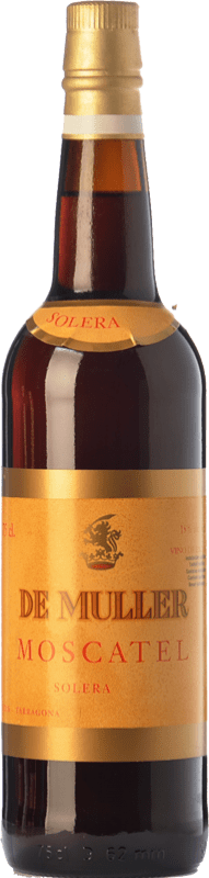 44,95 € | Sweet wine De Muller Moscatel Solera 1926 D.O. Tarragona Catalonia Spain Muscat of Alexandria Bottle 75 cl