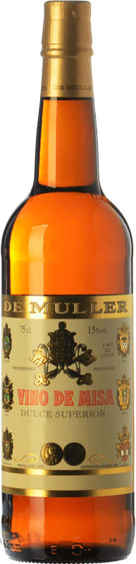 8,95 € | 甜酒 De Muller Vino de Misa Superior D.O. Terra Alta 加泰罗尼亚 西班牙 Grenache White, Macabeo 75 cl