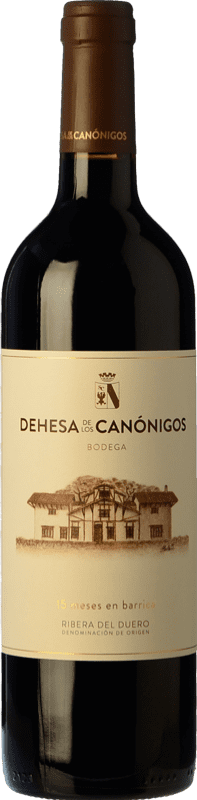 19,95 € | Red wine Dehesa de los Canónigos 15 Meses Aged D.O. Ribera del Duero Castilla y León Spain Tempranillo, Cabernet Sauvignon, Albillo Bottle 75 cl