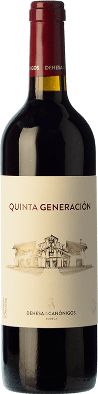 21,95 € Envio grátis | Vinho tinto Dehesa de los Canónigos Quinta Generación Jovem D.O. Ribera del Duero