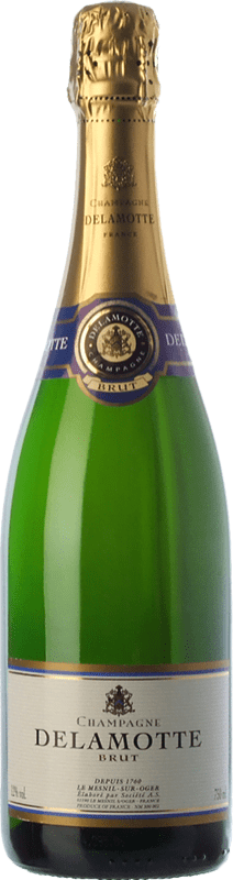 39,95 € | 白起泡酒 Delamotte Brut — 起泡酒 干型 珍藏 A.O.C. Champagne 香槟酒 法国 Pinot Noir — 黑皮诺, Chardonnay — 莎当妮, Pinot Meunier — 黑皮诺·莫尼耶 帝王瓶 — Mathusalem 6 L