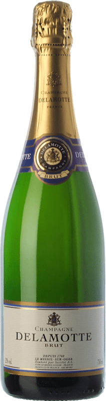 Free Shipping | White sparkling Delamotte Brut Reserve A.O.C. Champagne Champagne France Pinot Black, Chardonnay, Pinot Meunier Imperial Bottle-Mathusalem 6 L