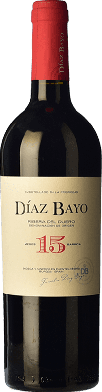 Бесплатная доставка | Красное вино Díaz Bayo Nuestro Crianza — Крианса D.O. Ribera del Duero Кастилия-Леон Испания Tempranillo — Темпранильо 75 cl
