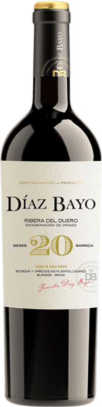免费送货 | 红葡萄酒 Díaz Bayo Nuestro 20 Meses Crianza — 陈酿 D.O. Ribera del Duero 卡斯蒂利亚莱昂 西班牙 Tempranillo — 丹魄 75 cl