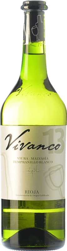 8,95 € | Белое вино Vivanco D.O.Ca. Rioja Ла-Риоха Испания Viura, Malvasía, Tempranillo White 75 cl