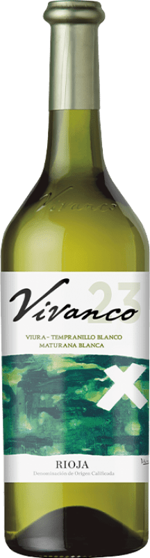 Envío gratis | Vino blanco Vivanco D.O.Ca. Rioja La Rioja España Viura, Malvasía, Tempranillo Blanco 75 cl