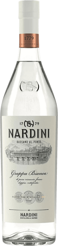 Envio grátis | Aguardente Grappa Bortolo Nardini Grappa Bianca Vêneto Itália 70 cl