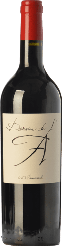 Free Shipping | Red Wine Domaine de L'A Crianza — Aged A.O.C. Côtes de Castillon Bordeaux France Merlot, Cabernet Franc 75 cl