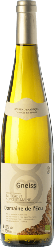 15,95 € Spedizione Gratuita | Vino bianco Domaine de l'Écu Gneiss A.O.C. Muscadet-Sèvre et Maine