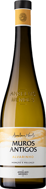 Бесплатная доставка | Белое вино Anselmo Mendes Muros Antigos Alvarinho I.G. Vinho Verde Minho Португалия Albariño 75 cl