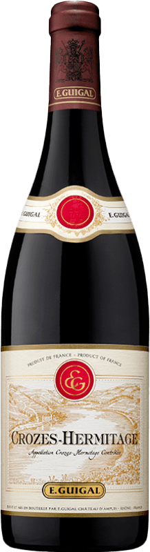 29,95 € | Red wine Domaine E. Guigal Crianza A.O.C. Crozes-Hermitage Rhône France Syrah Bottle 75 cl