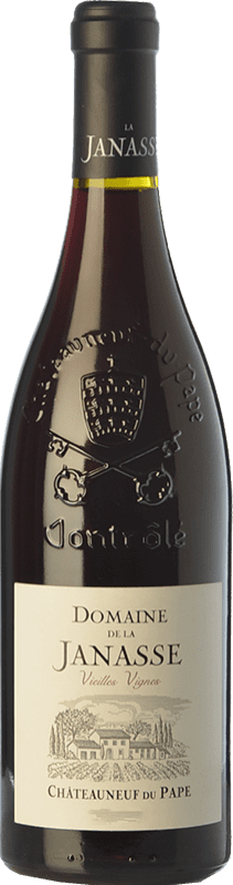 84,95 € Kostenloser Versand | Rotwein Domaine La Janasse VV Vieilles Vignes — Alte Reben Crianza — Kurze Fassreifung A.O.C. Châteauneuf-du-Pape